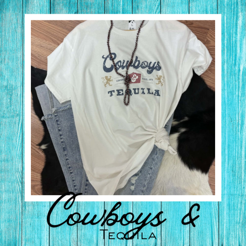 Cowboys & Tequila Graphic Tee