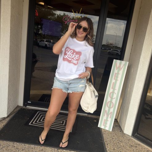 Lake Time Graphic Tee