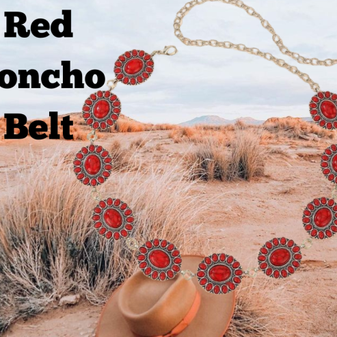 Red Concho Belt
