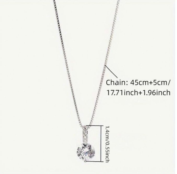 Dainty Diamond Necklace - Image 3