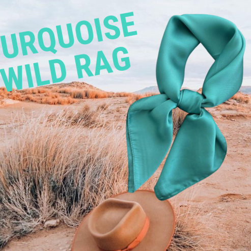 Turquoise Wild Rag