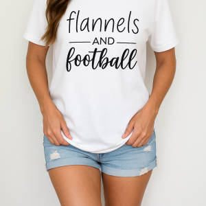 Flannels & Football Graphic Tee