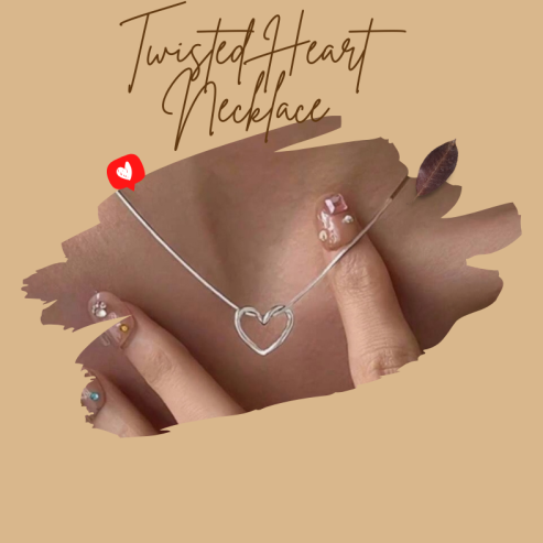Twisted Heart Necklace